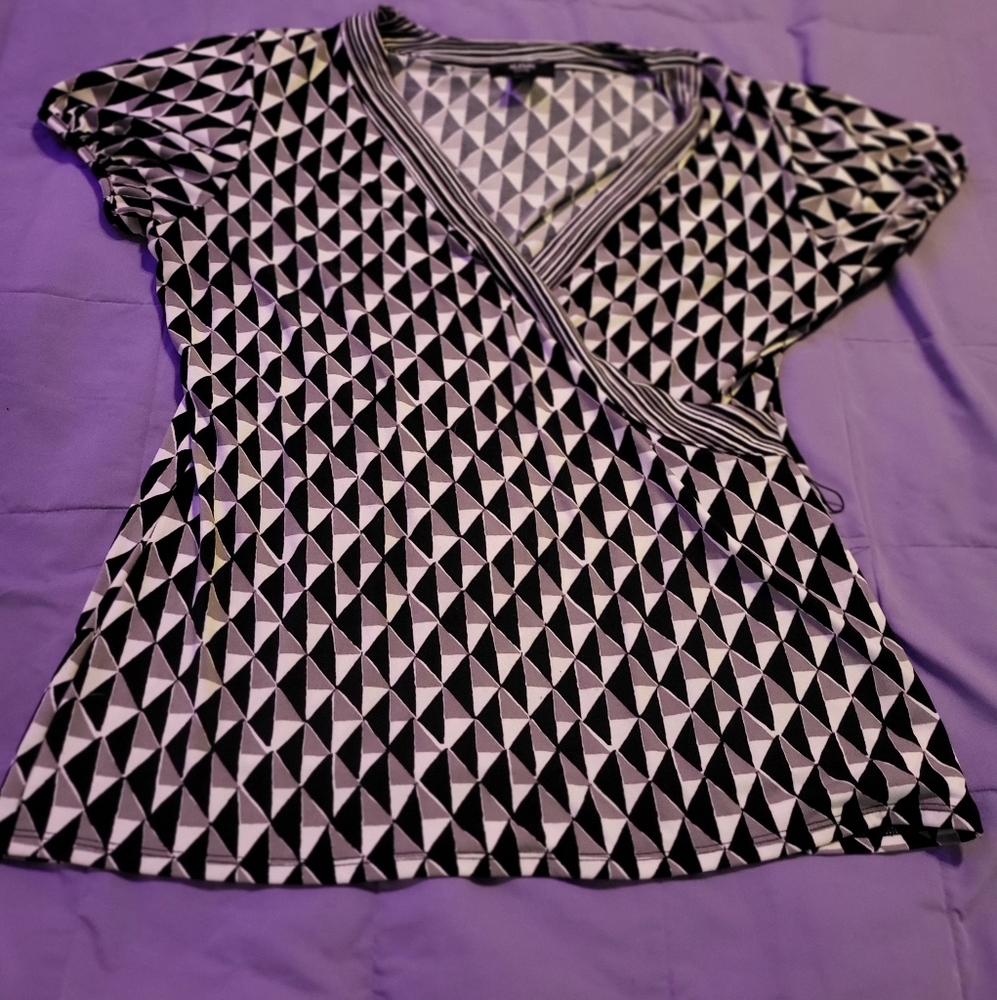 Black white  and gray shirt